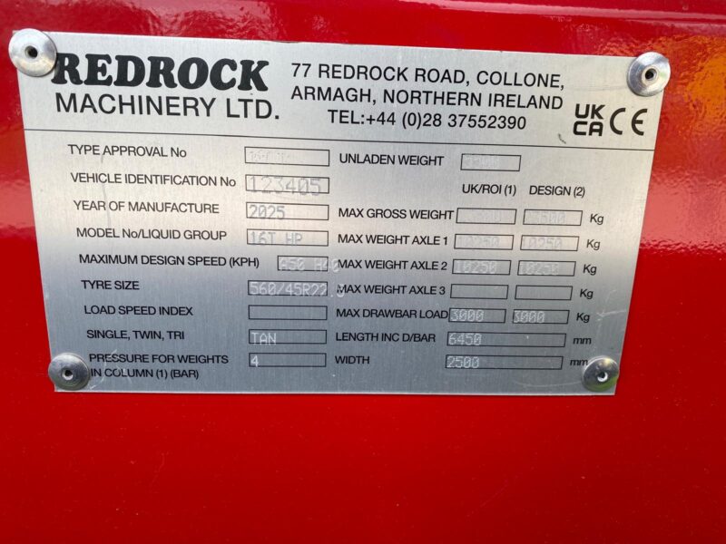 Redrock 16t Dump Trailer - Image 2